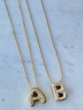 Bubble Me | Initial Necklace