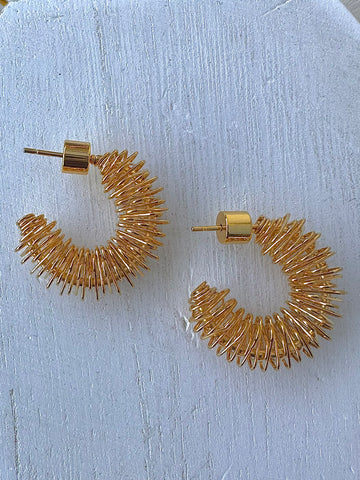 Zigzagging Hoops | Earrings